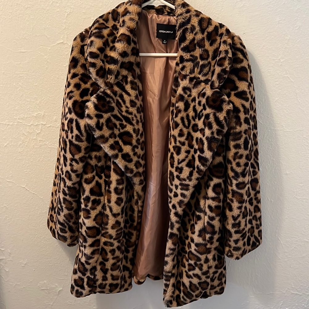 Cheetah print jacket